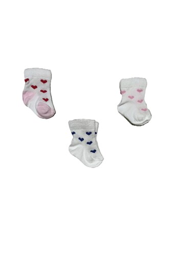 baby kids colors Mixed 3-Color Socks Set for Newborns