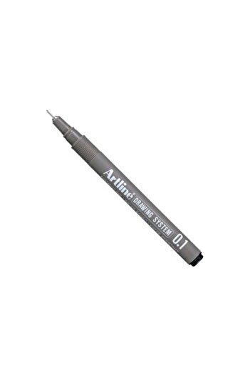 artline ARTLINE 0.1 Black Patterned System - 4 Pieces