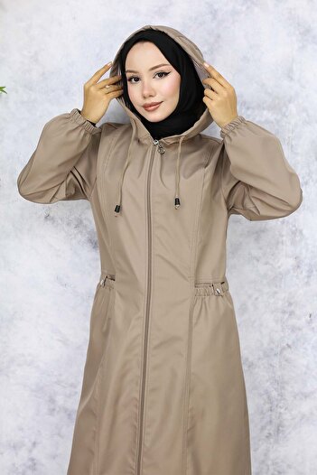 benguen Mink Seasonal Trench Coat 1305