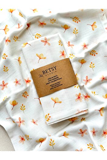 BETSY STUDIO Mini Breezes Muslin Baby Cover 75X100Cm/ Baby Blanket Stroller Cover Nursing Cover