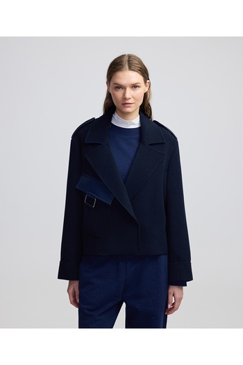 İpekyol Wool-blend double-breasted coat