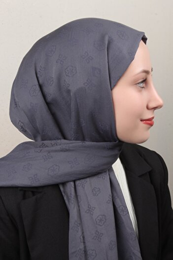Pierre Cardin Dark Ice Blue Cotton Shawl - 1030600 -974
