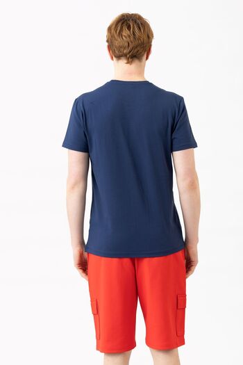 Benetton Чоловіча футболка темно-синя