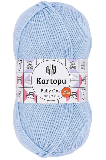 Genel Markalar Baby One Tüylenmez Bebek El Örgü Ipi K544 Bebe Mavi