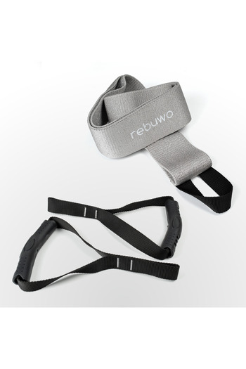 Rebuwo Barfix Pull Resistance Band - Gray Hard Rubber