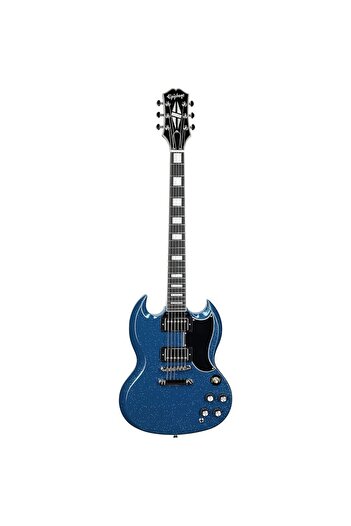 Epiphone Exclusive SG Custom Elektro Gitar (Brunswick Blue Sparkle)
