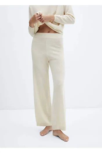 MANGO Woman Pantaloni 100% cașmir
