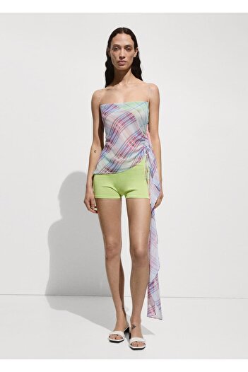 MANGO Woman Slim Fit Knitwear Shorts