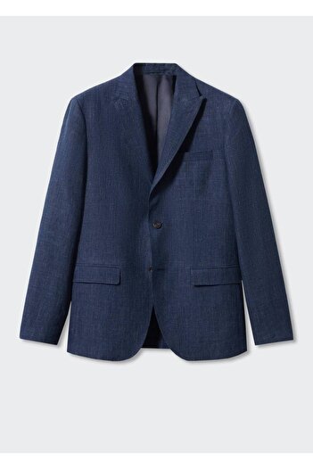 MANGO Man %100 Keten Kumaş Blazer Ceket