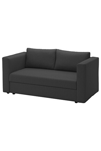 IKEA 2'li yataklı kanepe, knisa koyu gri