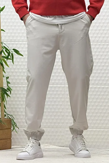 WAFRA Men's Full Lycra Parachute Fabric Elastic Jogger Pants