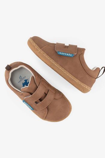 HOPFRÖG smart Walker - Brown Oak Barefoot Kids shoes