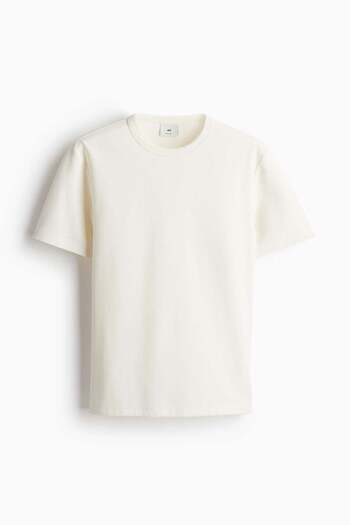 H&M Regular Fit Waffled T-shirt