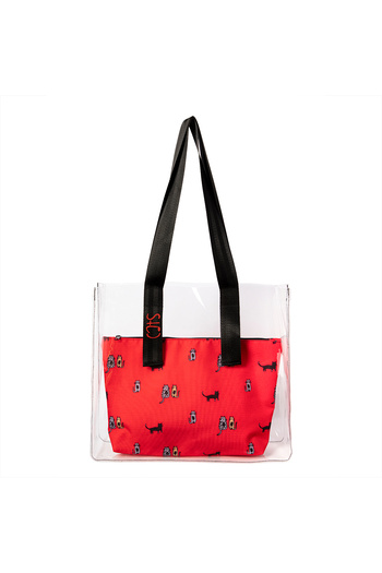 Biggdesign Cats Transparent Shopping and Beach Bag