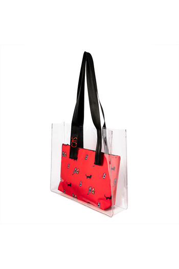Biggdesign Cats Transparent Shopping and Beach Bag