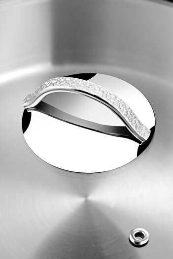 Nehir Silver Mat Trend 26 cm Sığ Tencere