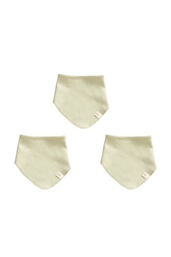 tinylamb Caramel Baby Bandana Bib Baby Neck Collar - 3 Pieces 100% Cotton