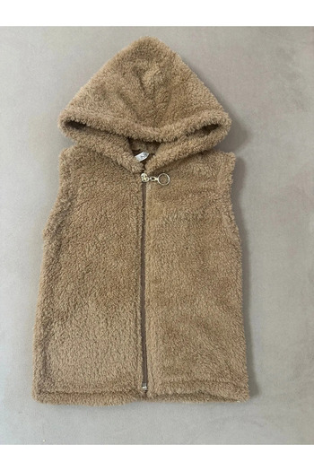 ribana Children's Hooded Welsoft Plush Vest