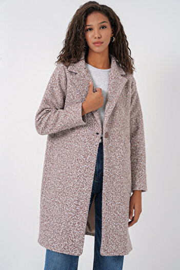 Bigdart 9082 Oversize Cashmere Coat - M. Brown