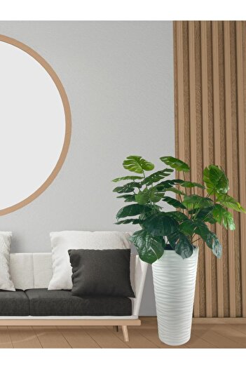 Nettenevime Τεχνητό Monstera White Long Beach σε Βάζο 120cm 36 φύλλα