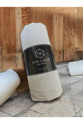 DANLA BALDİ Double Cotton Economical Fitted Elastic Sheet Set