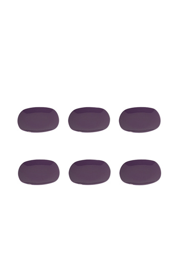 Dania 6-Piece Plate Set Purple 26cm