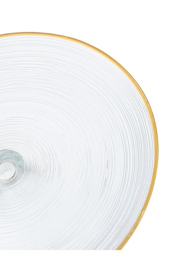 Dania A glass serving dish with a base for nuts, fruits, and all other servings