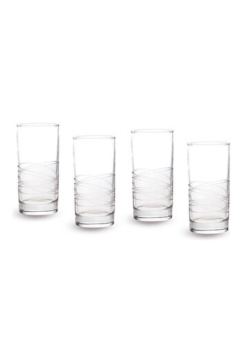 LİBBEY 4-Piece Beverage Glass Set Clear