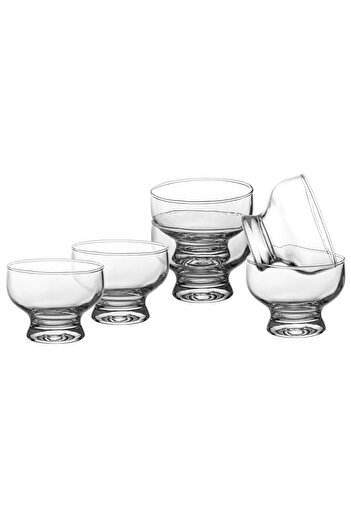 Dania A set of 12-piece clear glass ice cream serving bowls Capacity 280 mm