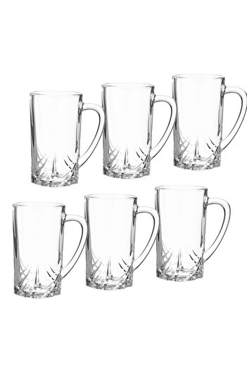 Dania 6 Piece Tea Set Glass Cups