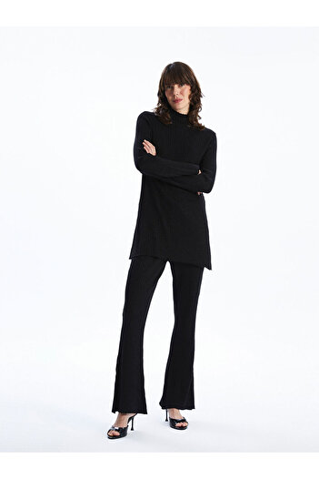 LC Waikiki Lcwaikiki Basic Elastic Waist Shiny Looking Women's Knitwear Pants