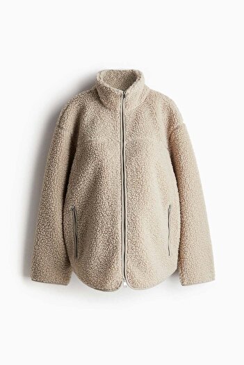 H&M MAMA Before & After Babywearing teddy jacket