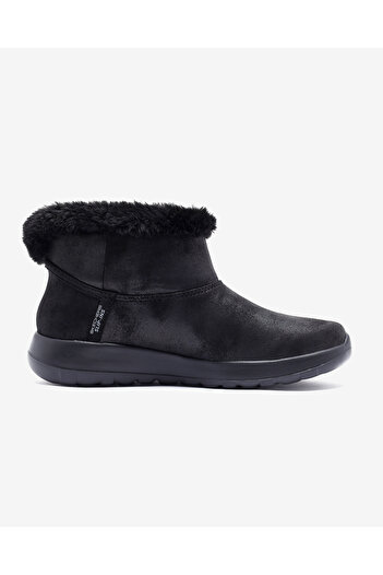 SKECHERS Černé kozačky a kozačky