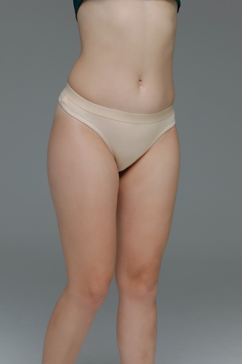 MİSTİRİK Paulo Model Corded Thong Flexible String Βαμβακερό κορδόνι Χρώμα δέρματος