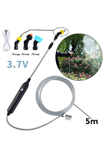 Generic Planting rechargable sprayer 3.7V with 3 heads and long pipe