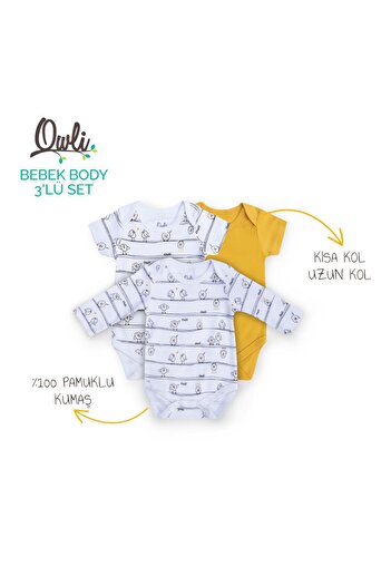 Owli Baby Body Short Sleeve Early Birds
