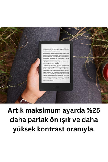 Amazon Kindle Basic (2024) 11.Nesil 16 GB E Kitap Okuyucu 6” Reklamsız Matcha