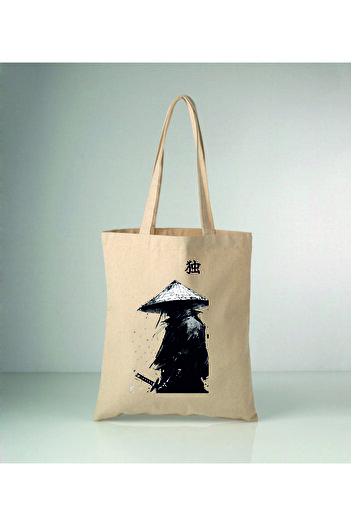 MODA Samurai Printed Raw Cloth Shoulder Bag