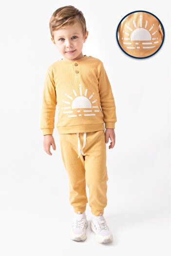 nevrankids Güneş Desen Bebek ve Çocuk  Lux 2'Li Takım
