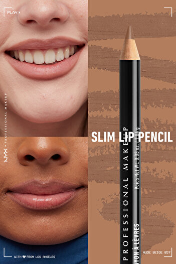 NYX Professional Makeup Slim Lip Pencil Nude Beige