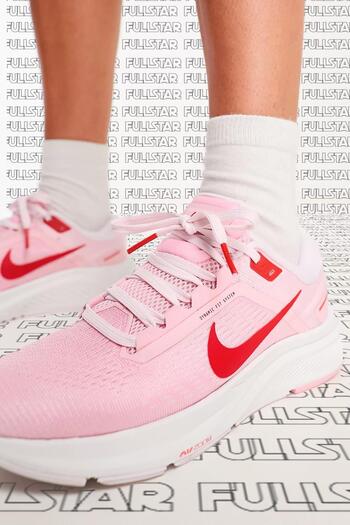 Nike Pink W Air Zoom Structure 24 - Walking and Running Shoes