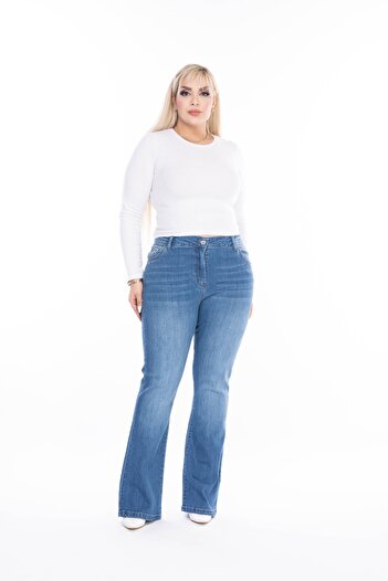 EYLÜLXXL PANTALONI DE JEANS DE MARE MĂRIME SPANIOLĂ