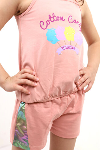 Toontoy Baby Girl Printed Shorts Set