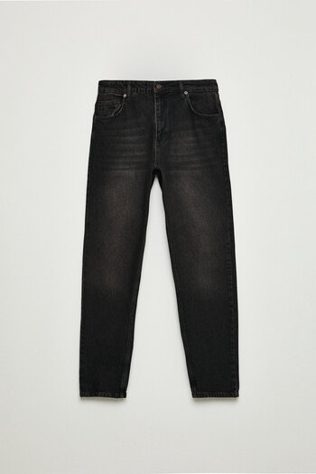 GRIMELANGE Azurha Men's Denim Black Trousers