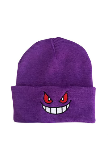 Köstebek Purple Pokemon Gengar Beanie