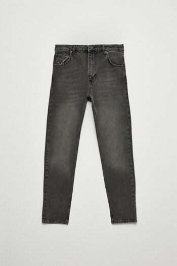 GRIMELANGE Azurha Men's Denim Dark Gray Trousers