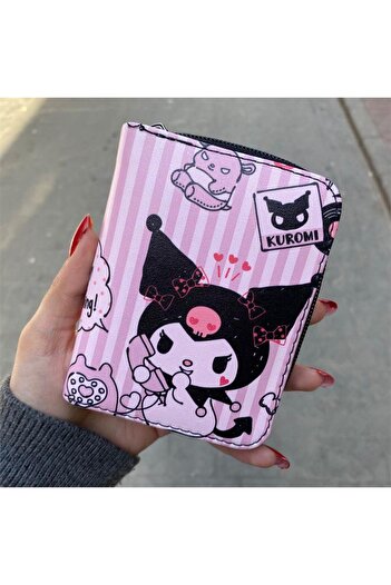 Köstebek Anime Fantasy Magic Melody - Kuromi Short Wallet