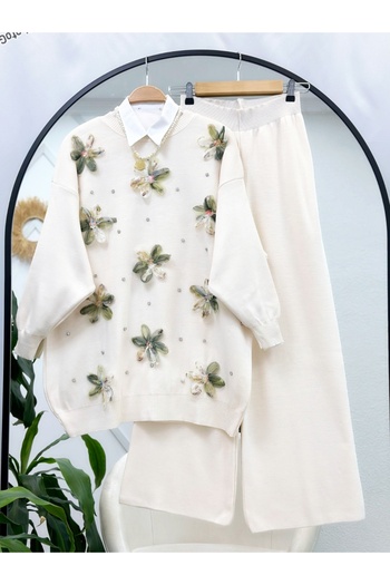 YEDİLALE Flower Tunic Kit Suit