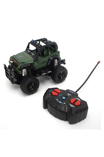 Fab N Funky Cross Country Military R/C Vehicle with Lights & Sound - 16.5cm, 6  Years, 2pc Set