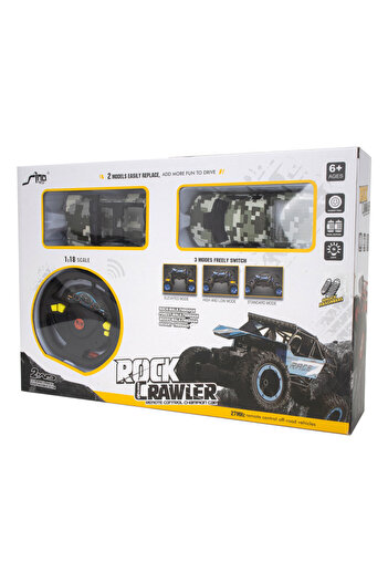 Fab N Funky Rock Crawler Remote Control Car 4-Pack, 6+, 27mHz, 23.5x12x13.5cm